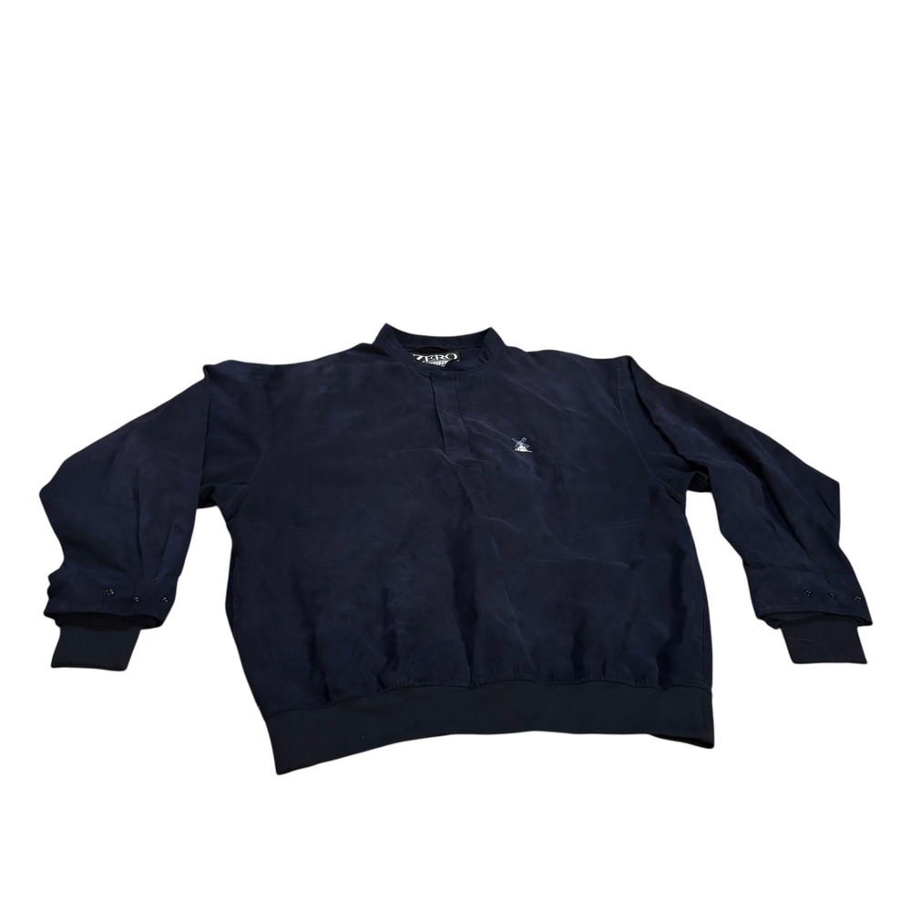 Zero Restriction Golf Outerwear Windbreaker Pullover Mens L Long‎ Sleeve